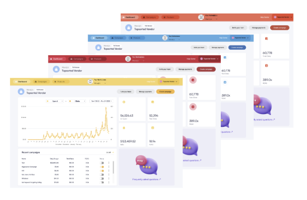 custom branding for vendor dashboards