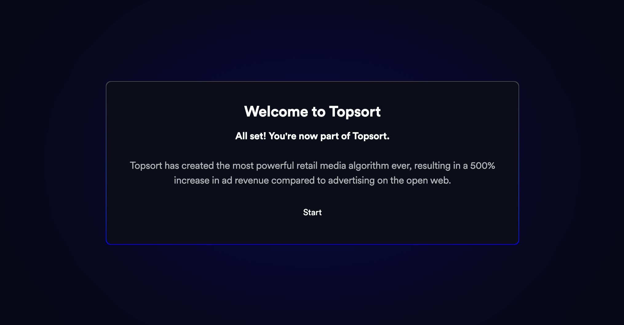 topsort welcome