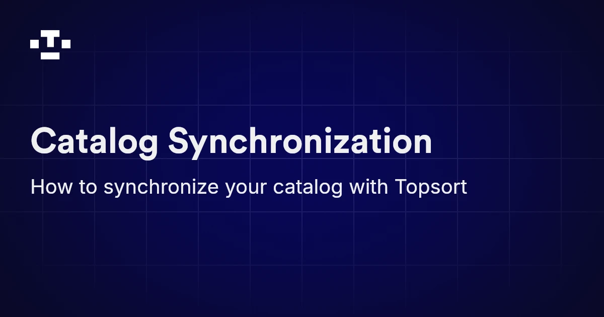 Catalog Synchronization Topsort Documentation